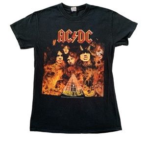 AC/DC Highway to Hell T-Shirt Rock N Roll Band Tee Black men women unisex ACDC